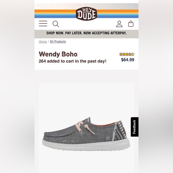 Casual Gray Slip-On Shoes - Picture 4 of 6